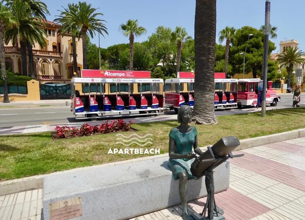 Apartbeach Nargam Vista Playa Clima Y Piscina La Pineda 0*,